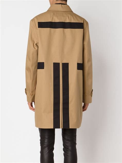 givenchy applique trench coat